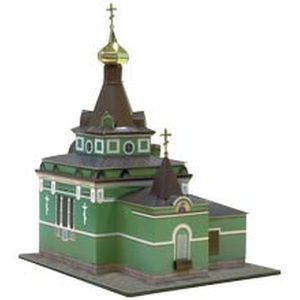 Сборная модель без ножниц и клея. Часовня Ксении Петербургской