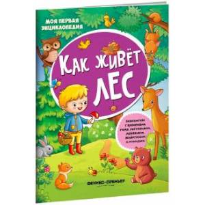 Как живет лес. Книжка с наклейками