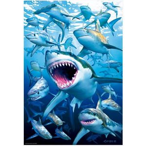 Пазл 'Стая акул' (500 деталей)