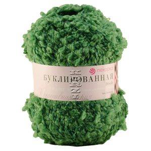 Буклированная пряжа. Цвет 117-Киви. 200 г.