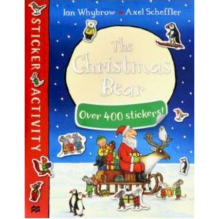 Литература на иностранном языке для детей, книга Christmas Bear Sticker Book купить по скидке