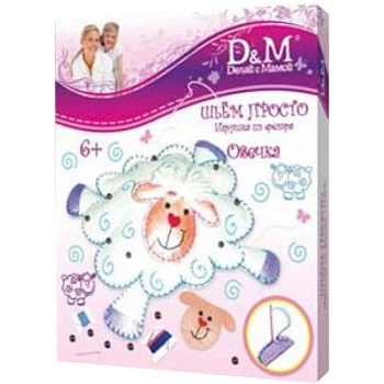 48110 Набор шьем игрушку ОВЕЧКА коробка