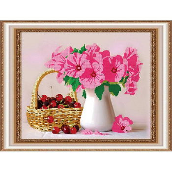 «Светлица» набор для вышивания бисером №090 «Дары лета» бисер Чехия 38,5x29см