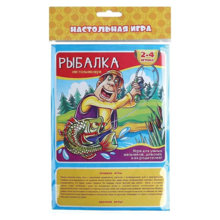 Настольная игра 'Рыбалка', поле 27x41 см