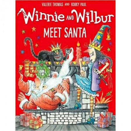 Литература на иностранном языке для детей, книга Winnie & Wilbur Meet Santa купить по скидке
