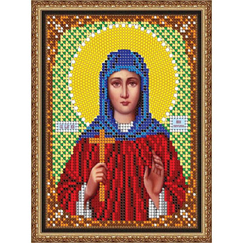«Светлица» набор для вышивания бисером 8745М «Св. Анна Новгородская» бисер Чехия 12x16см