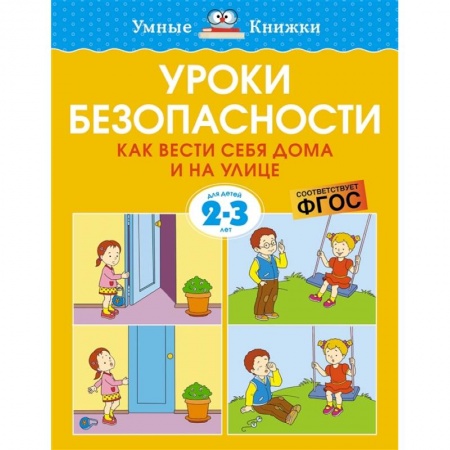Книги для дошкольников (4-6 лет), книга Уроки безопасности. Как вести себя дома и на улице купить по скидке