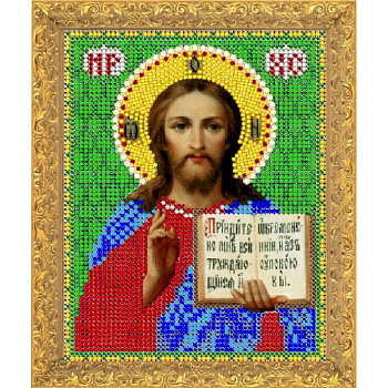 Набор для вышивания бисером 'Господь вседержатель' 12х16см №7316