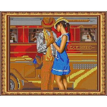 «Светлица» набор для вышивания бисером №260 «Старая фотография» бисер Чехия 24x19 см