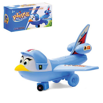 Самолёт 'Птичка', световые и звуковые эффекты, работает от батареек Самолёт 'Птичка', световые и звуковые эффекты, работает от батареек