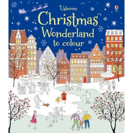 Чтение на английском языке, книга Christmas Wonderland to Colour купить по скидке